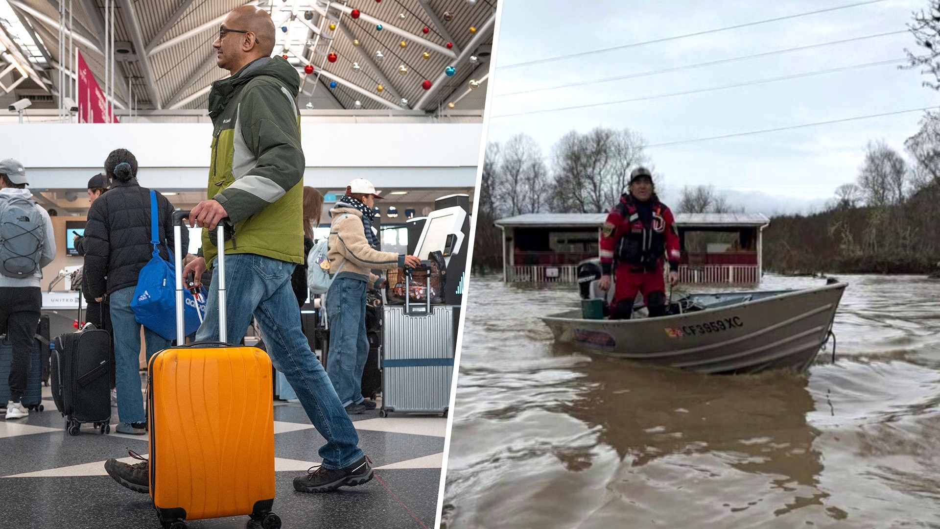 Christmas week travel begins as storms snarl transit across US