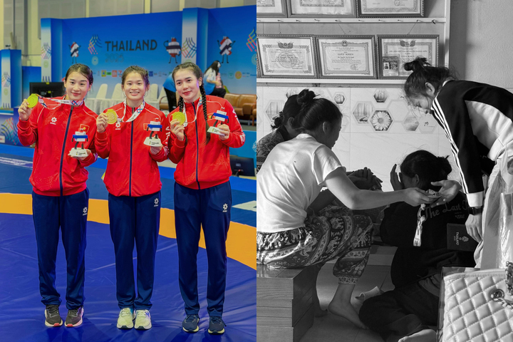 3 chị em vô địch SEA Games chịu nỗi đau mất cha, Trưởng đoàn Việt Nam chia buồn