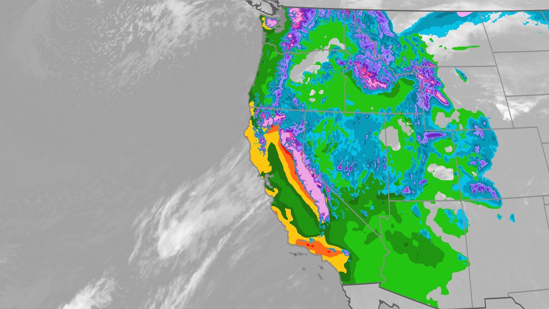 Flooding rain and snow targets California this week