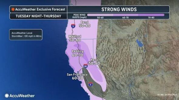 Two atmospheric rivers to deluge California with heavy rain and snow ...