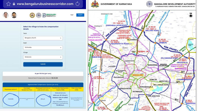 Bengaluru business corridor PRR-1: Land acquisition expedited ...