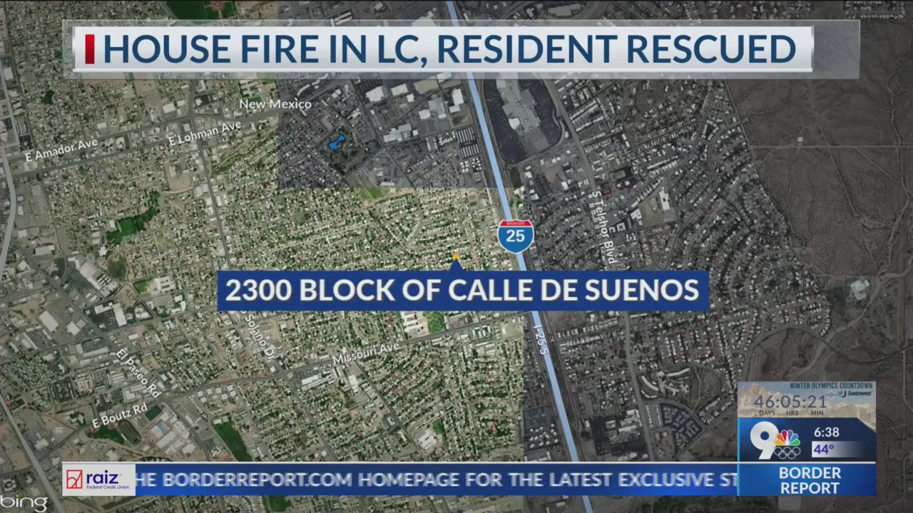 House fire in Las Cruces knocked down, resident rescued