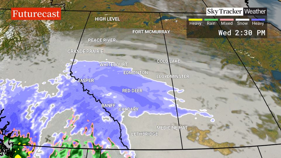 A white Christmas in the forecast for Edmonton and Calgary, but not ...
