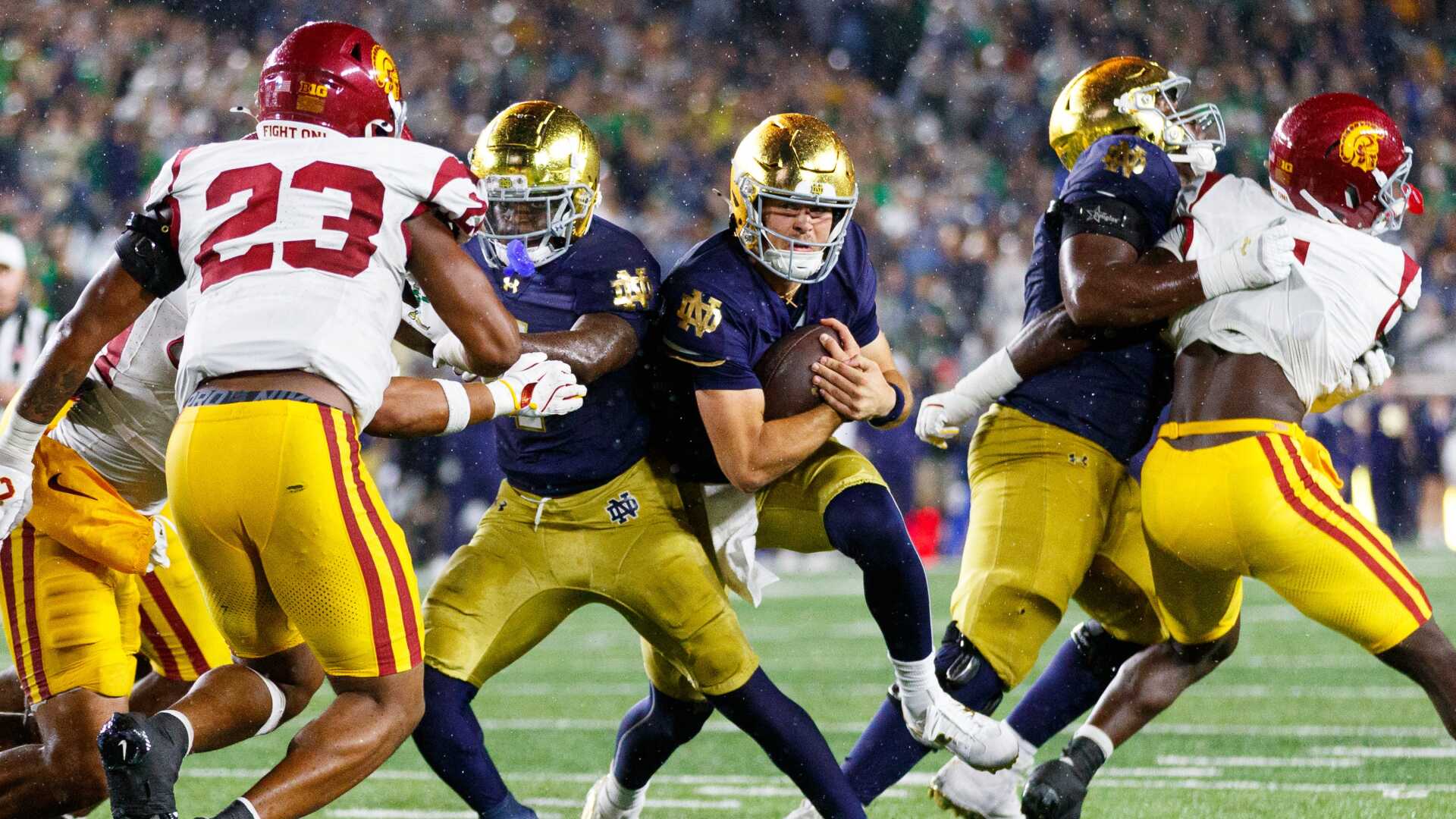Notre Dame pauses longstanding rivalry with USC, adds BYU to 2026 schedule