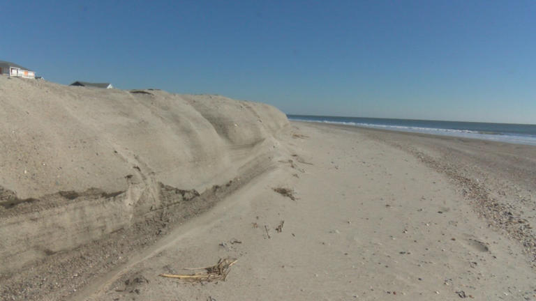 Crews to continue work on Oak Island beach renourishment during the ...
