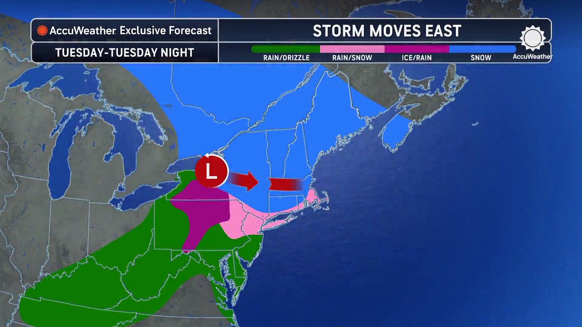 Portions of the Northeast set to see a white Christmas