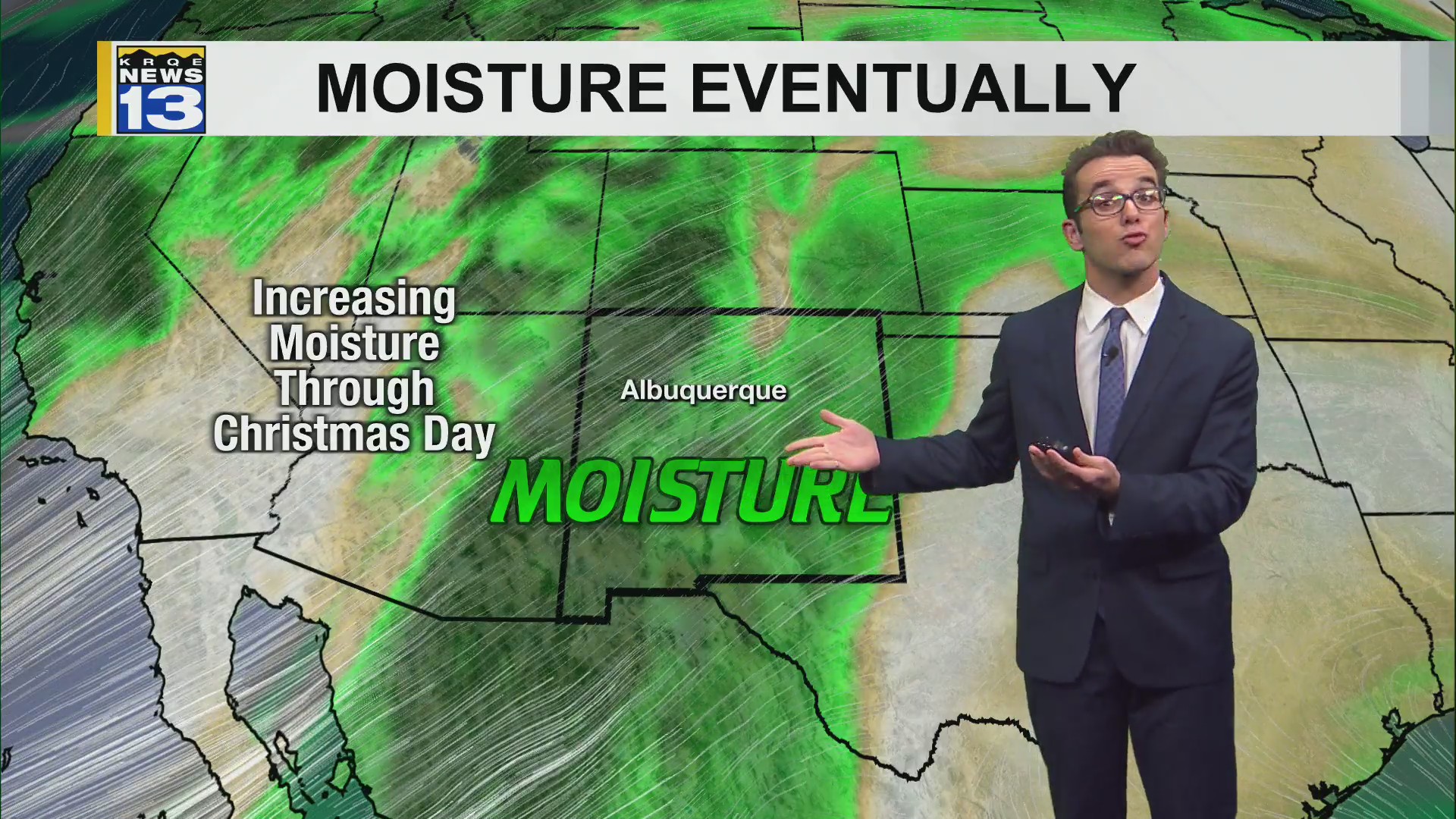 Slightly cooler but still very mild & mostly dry
