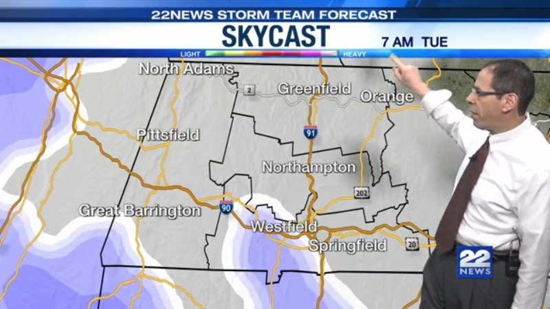 Weather alert: Snow arrives during Tuesday morning commute in western Massachusetts