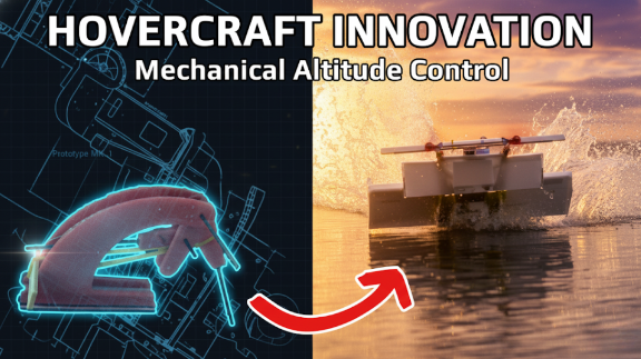 Hydrofoil dynamics and control mechanism in ground effect vehicles