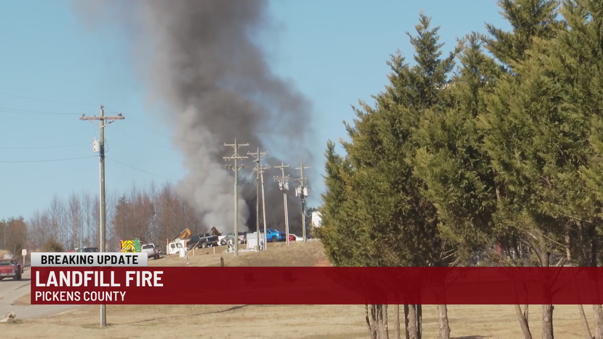 Crews respond to fire at Pickens County landfill