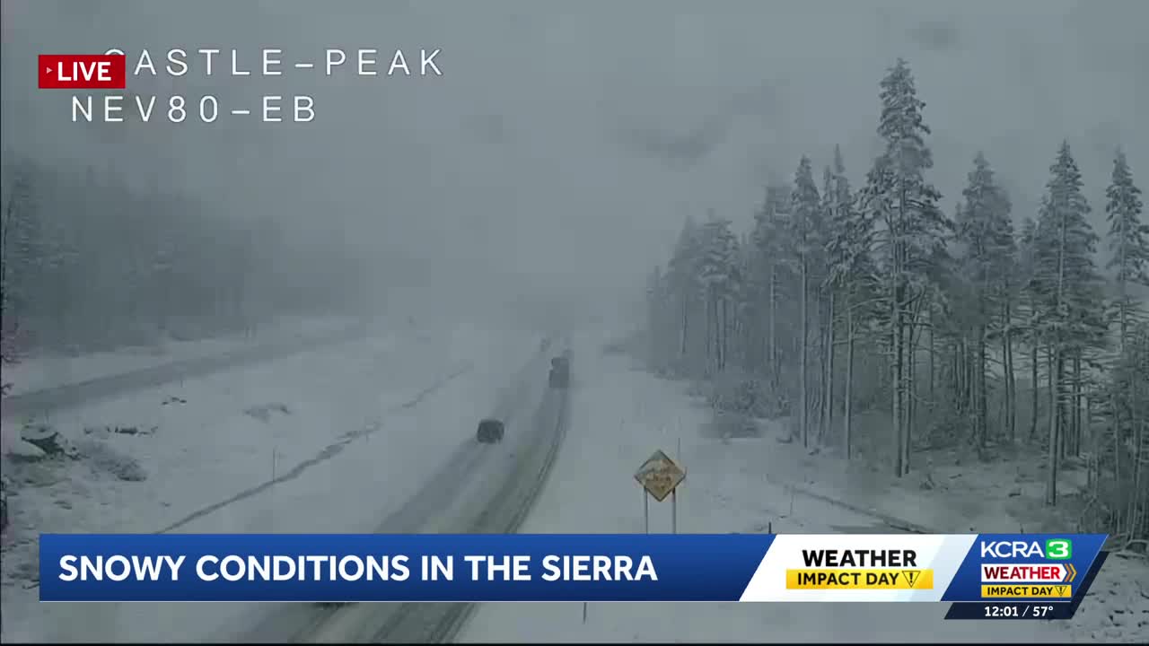 California atmospheric river | Chain controls issued in Sierra ...