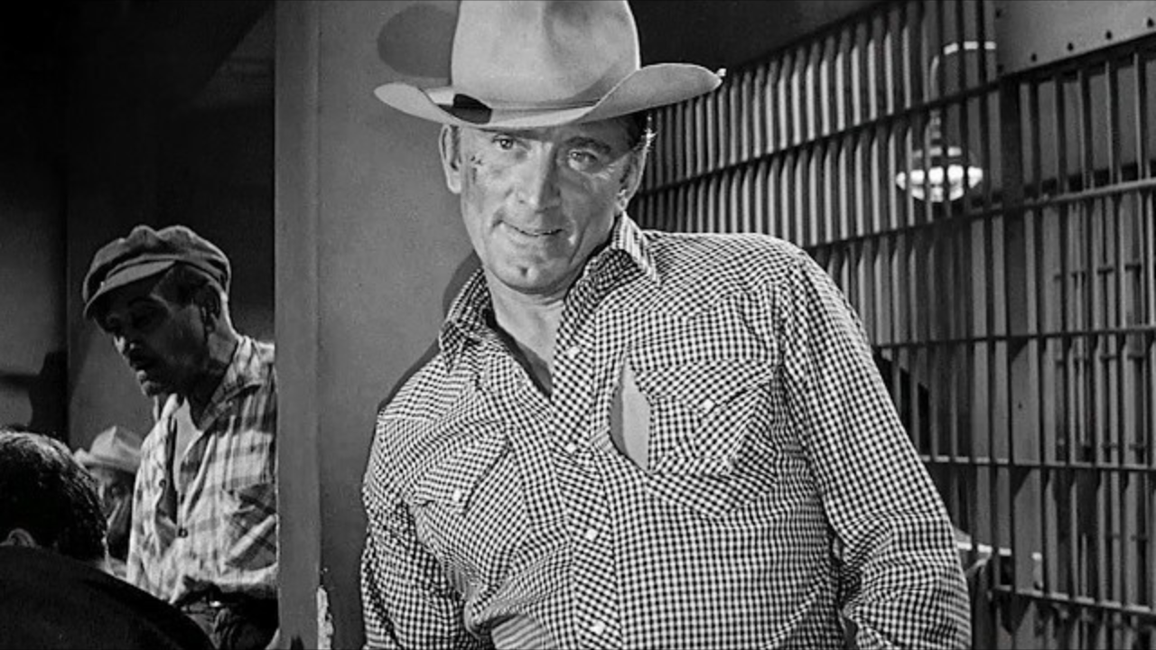 Jack makes friends in jail (Kirk Douglas) - Lonely Are the Brave