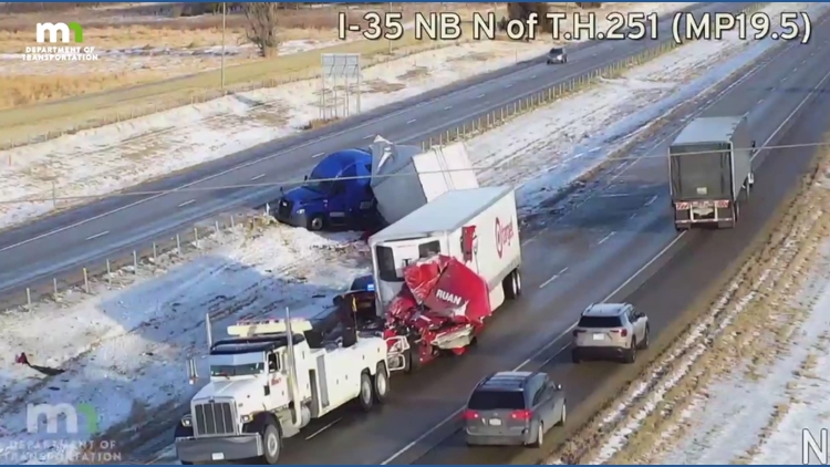 Semi trucks collide in fatal crash near Albert Lea