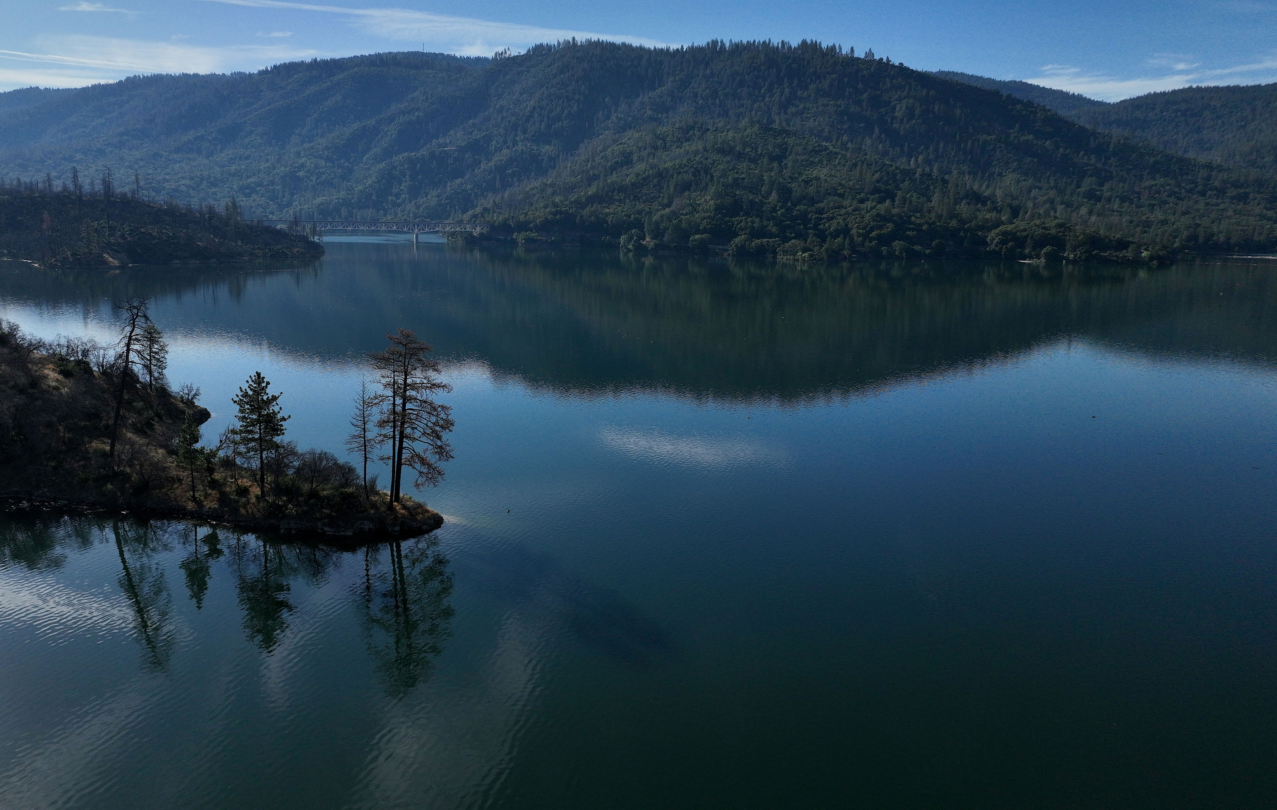 California reservoir water level update as lake surges 6 feet in a day<br>