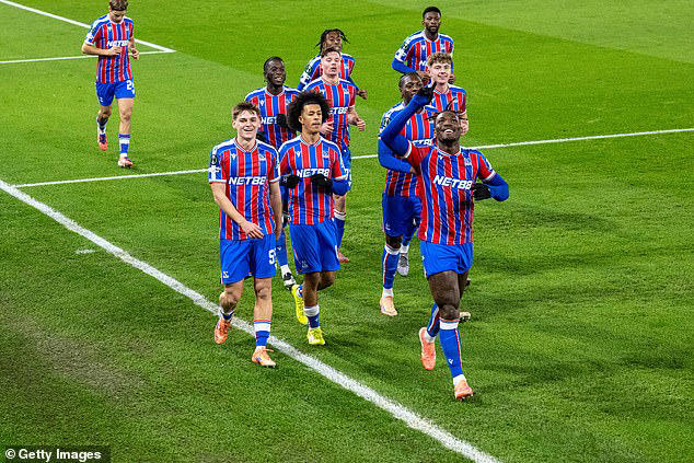 Crystal Palace have won just one game following their eight European ties this campaign