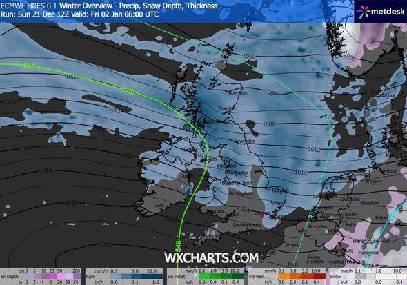 UK weather maps turn icy blue as -5C chill to hit Britain - 10 coldest ...
