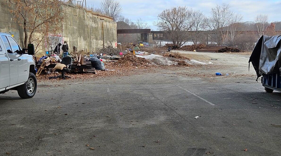 Homeless encampment in Bangor cleared out Monday