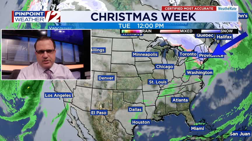 Will the weather affect Christmas week travel?