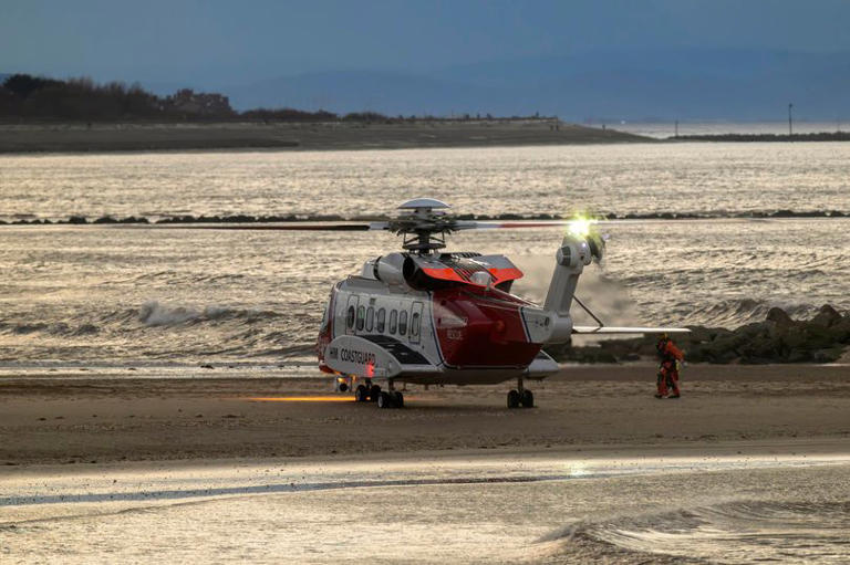 Woman rescued from Leasowe Bay after trying to save struggling swimmer