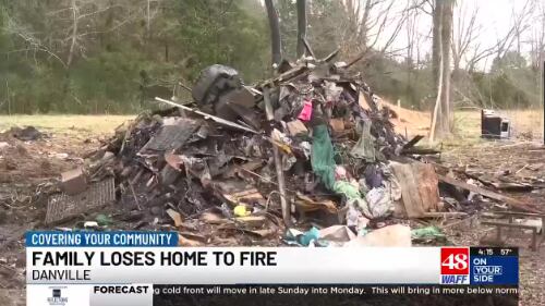 Lawrence County family loses everything in a fire before the holidays
