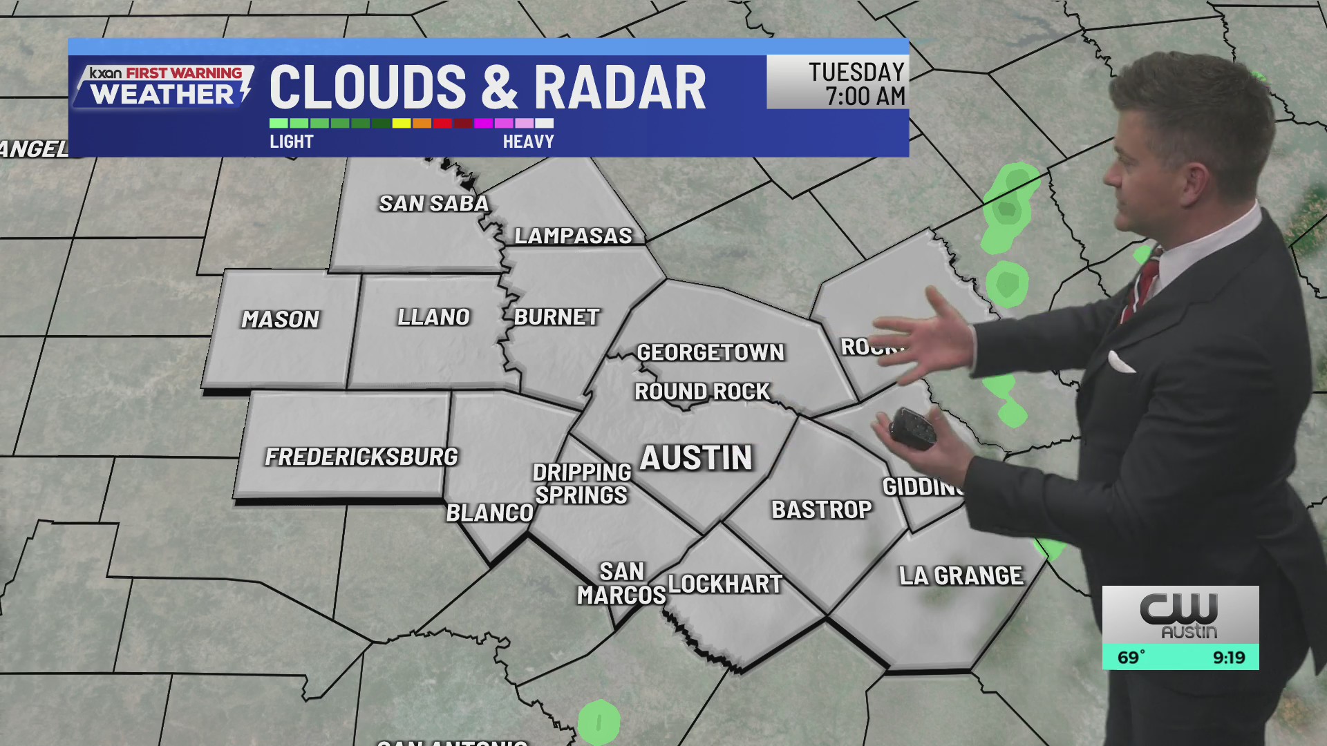Morning clouds and warm afternoon sun through Saturday | KXAN forecast ...
