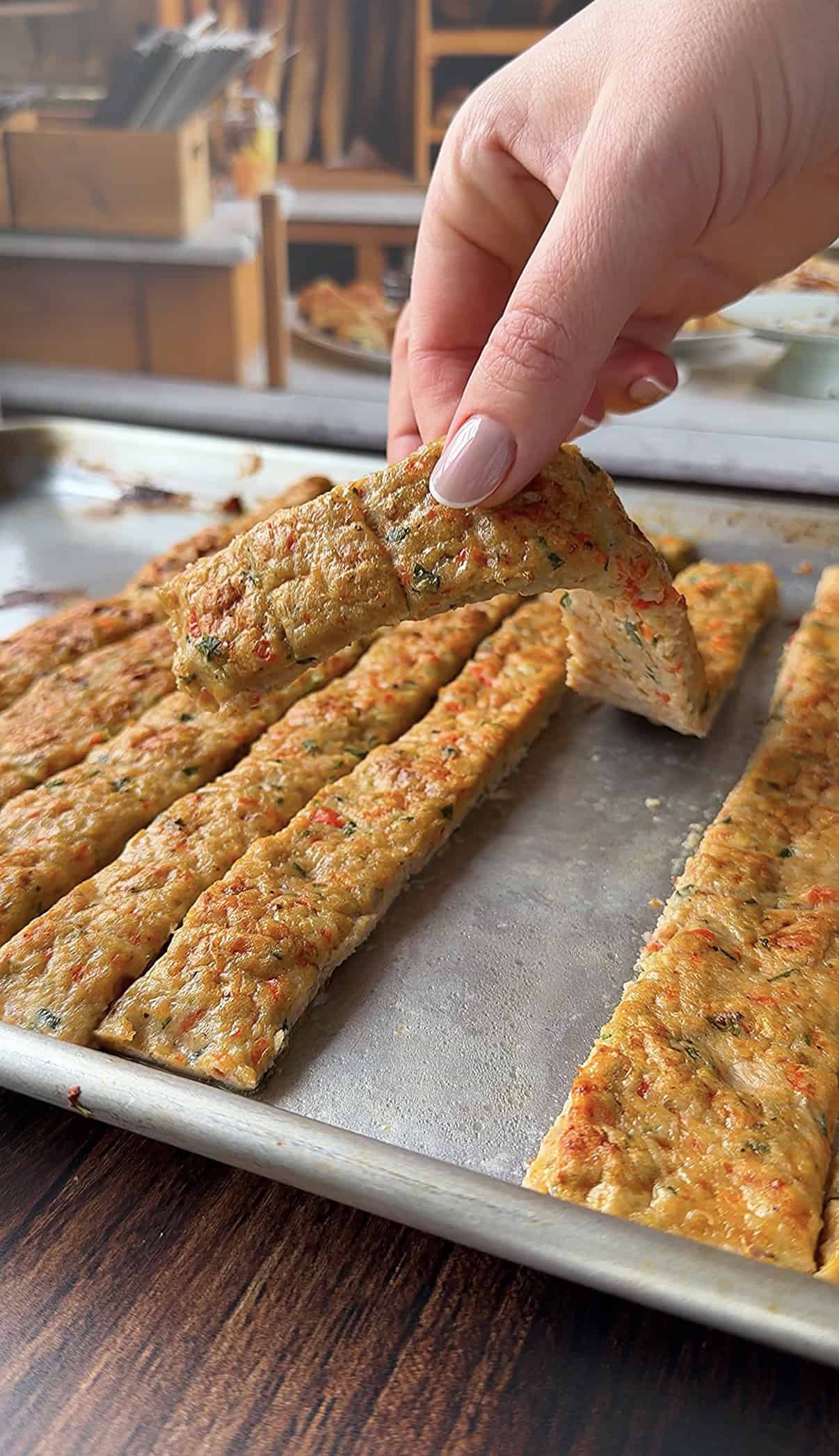 😱 The is losing it over these easy sheet pan kebabs