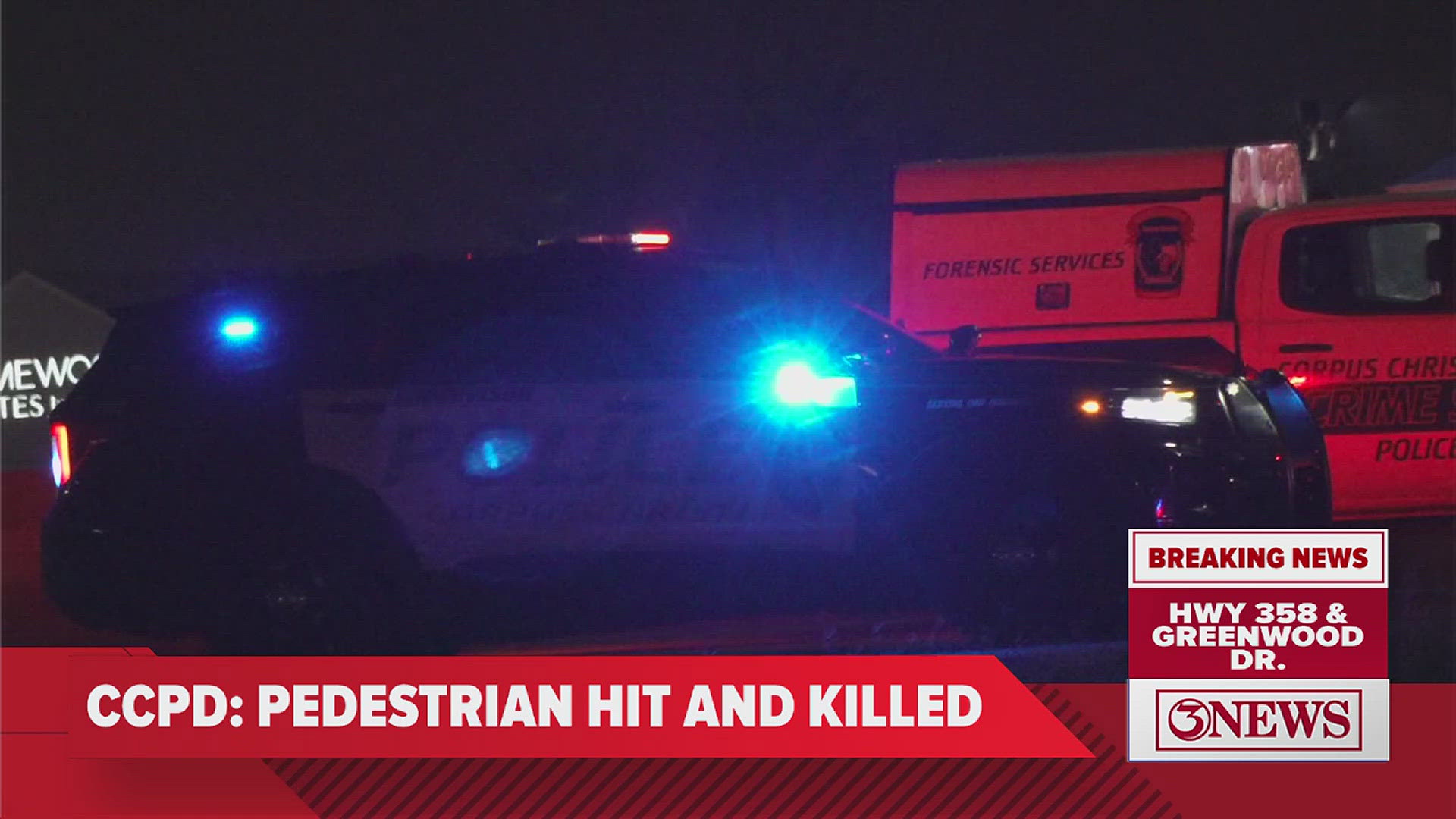 Pedestrian struck and killed while crossing Highway 358