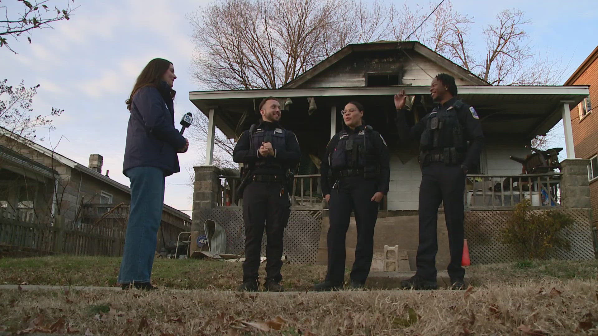Three DC police officers rescue man from burning home in Southeast