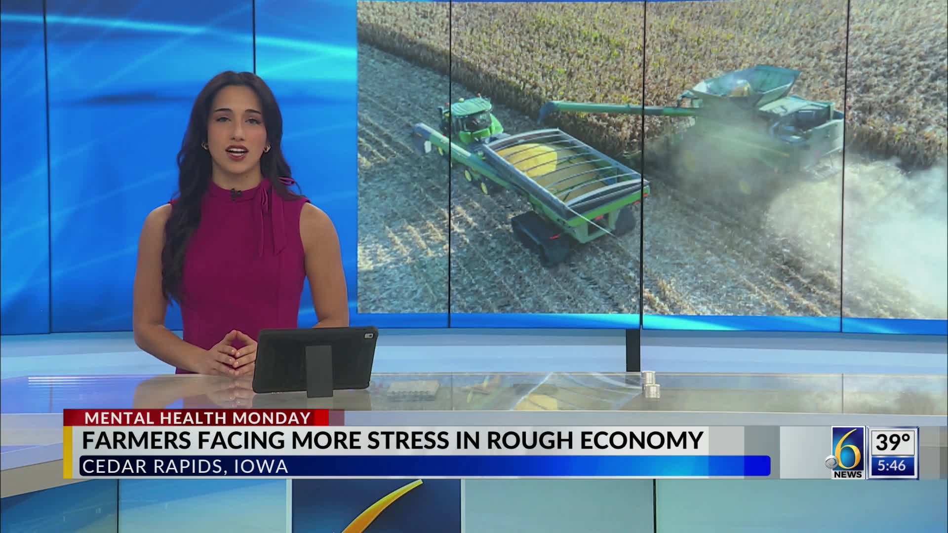 Mental health Monday: Farmers facing more stress in rough economy