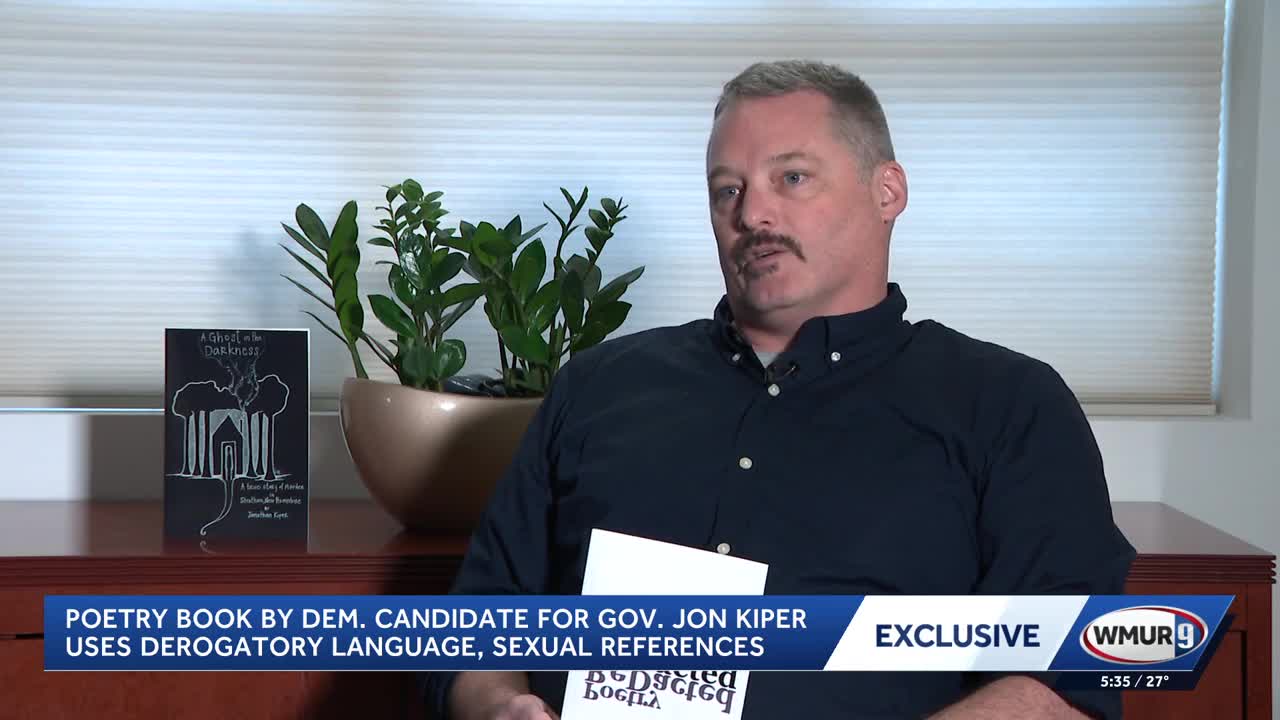 Poetry book by Democratic candidate for governor uses derogatory language