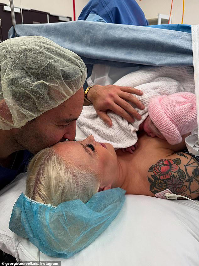 Victorian politician Georgie Purcell welcomes her first baby with rival ...