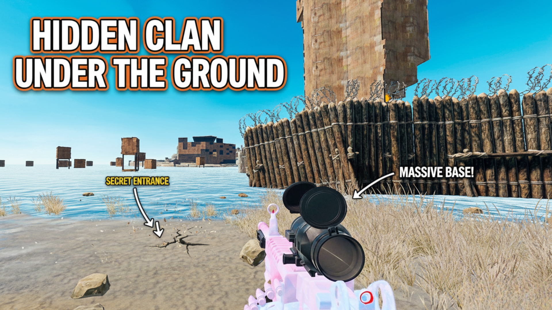 I uncovered a hidden clan base beneath the ground!
