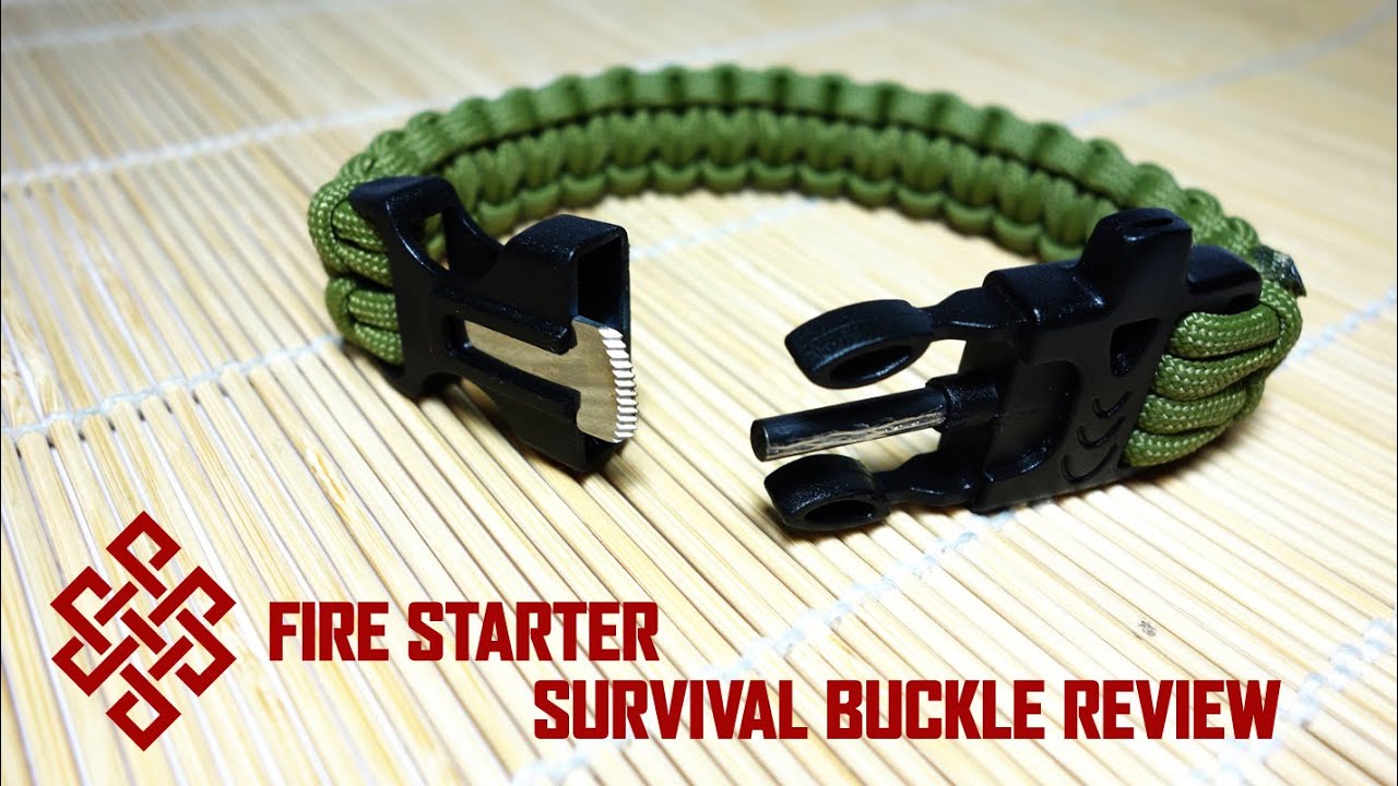 Fire starter survival paracord buckle review: Is it actually worth ...