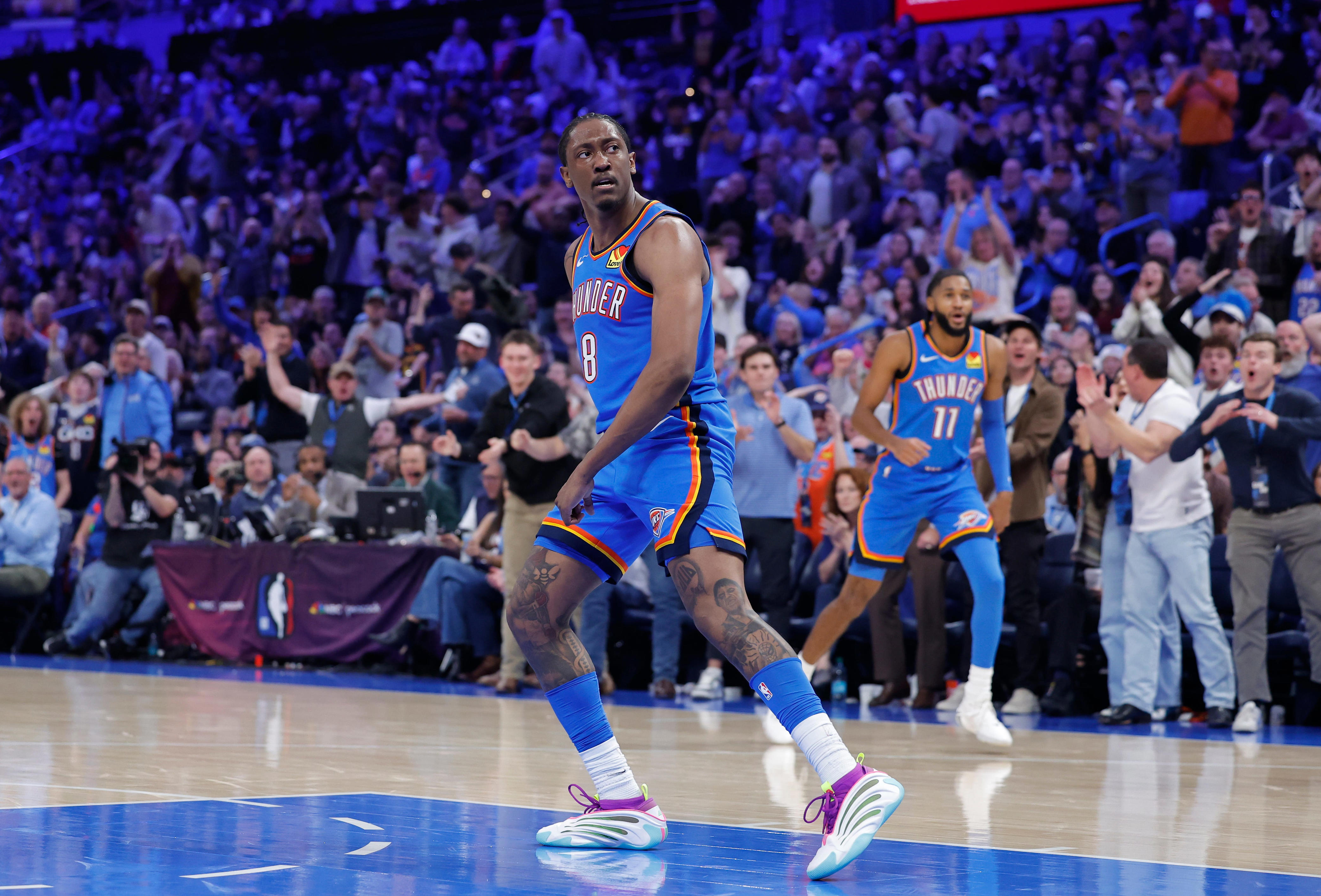 Current 2026-27 OKC Thunder depth chart after offseason moves