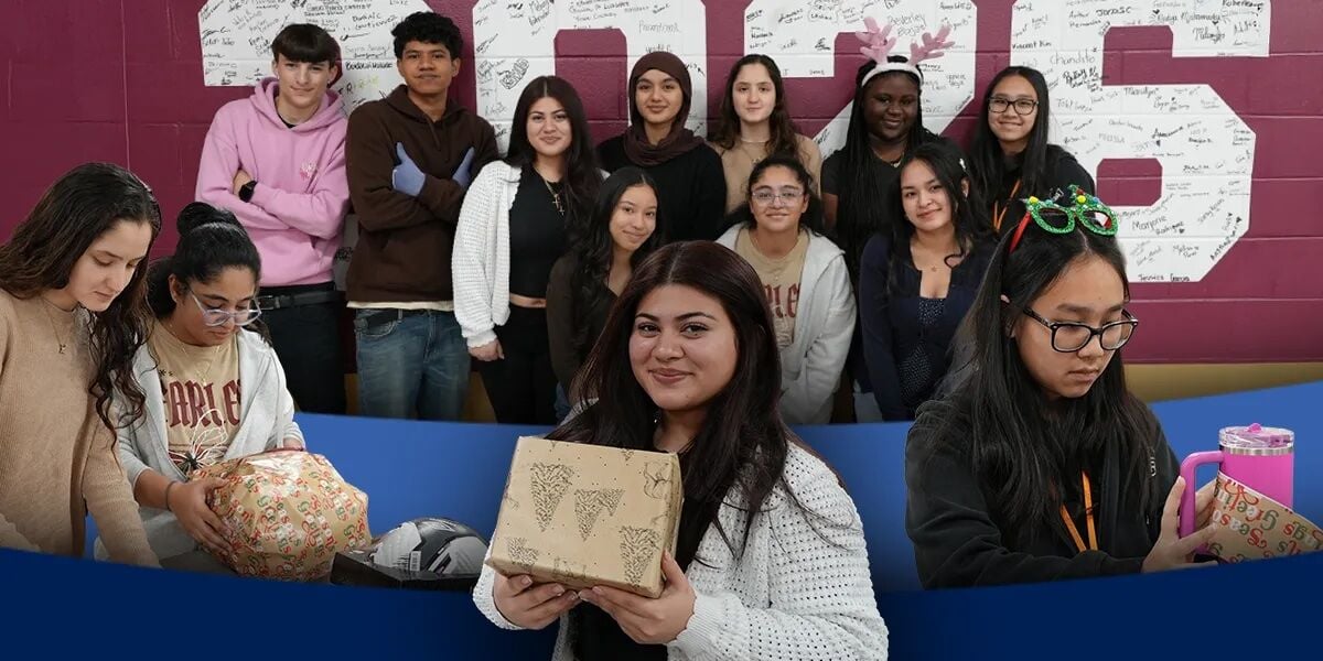 Unity Reed High School students create school's own Angel Tree program