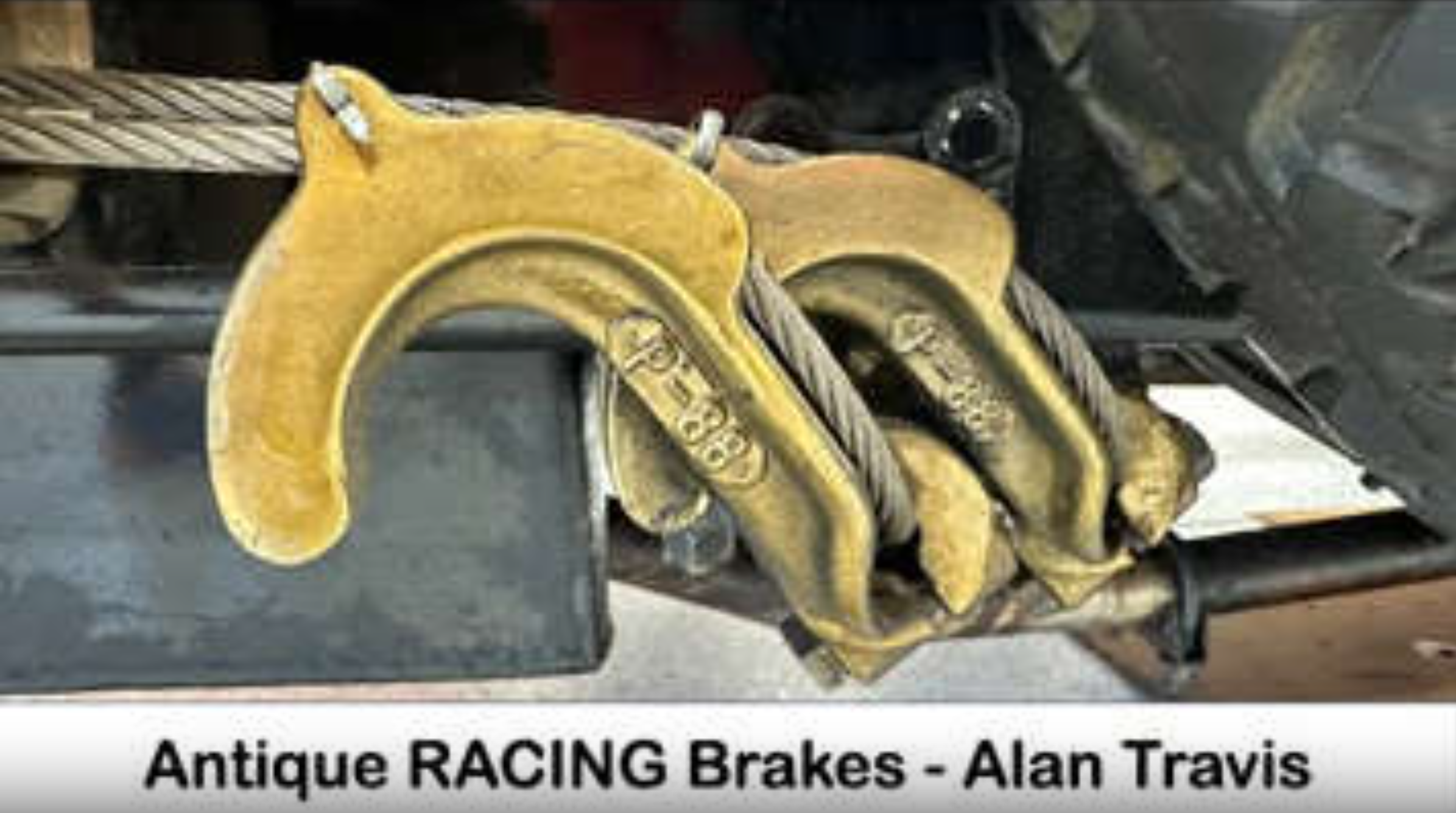 1915 racing brakes and suspension! What's a bronze trunnion?