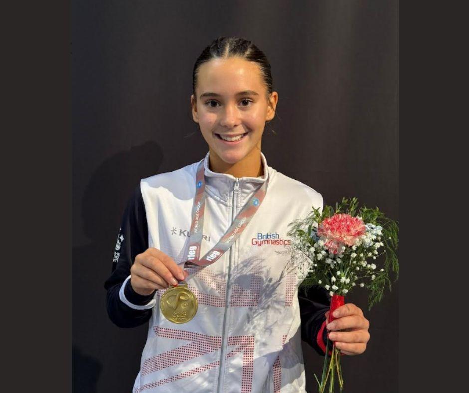 Young rising star gymnast from Milton Keynes becomes world champion
