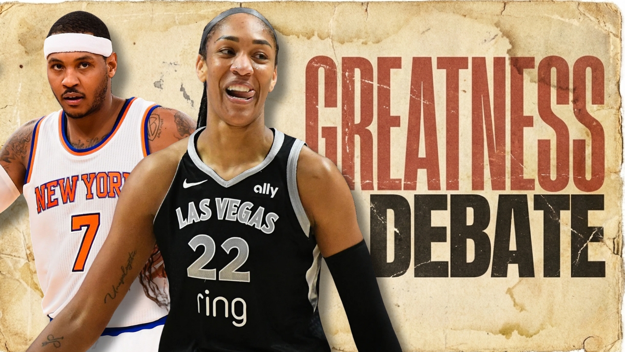 Watch: What Carmelo Anthony has to say about A'ja Wilson's WNBA stature