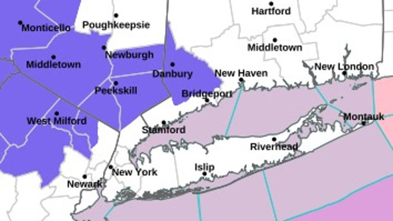 Sleet, snow fall ahead of Christmas; NYC weather this week