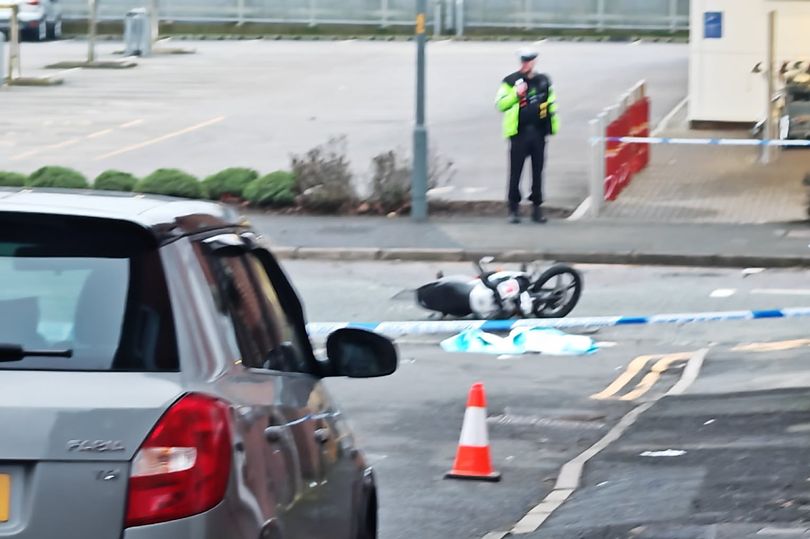 Motorcyclist rushed to hospital following crash on Greater Manchester road