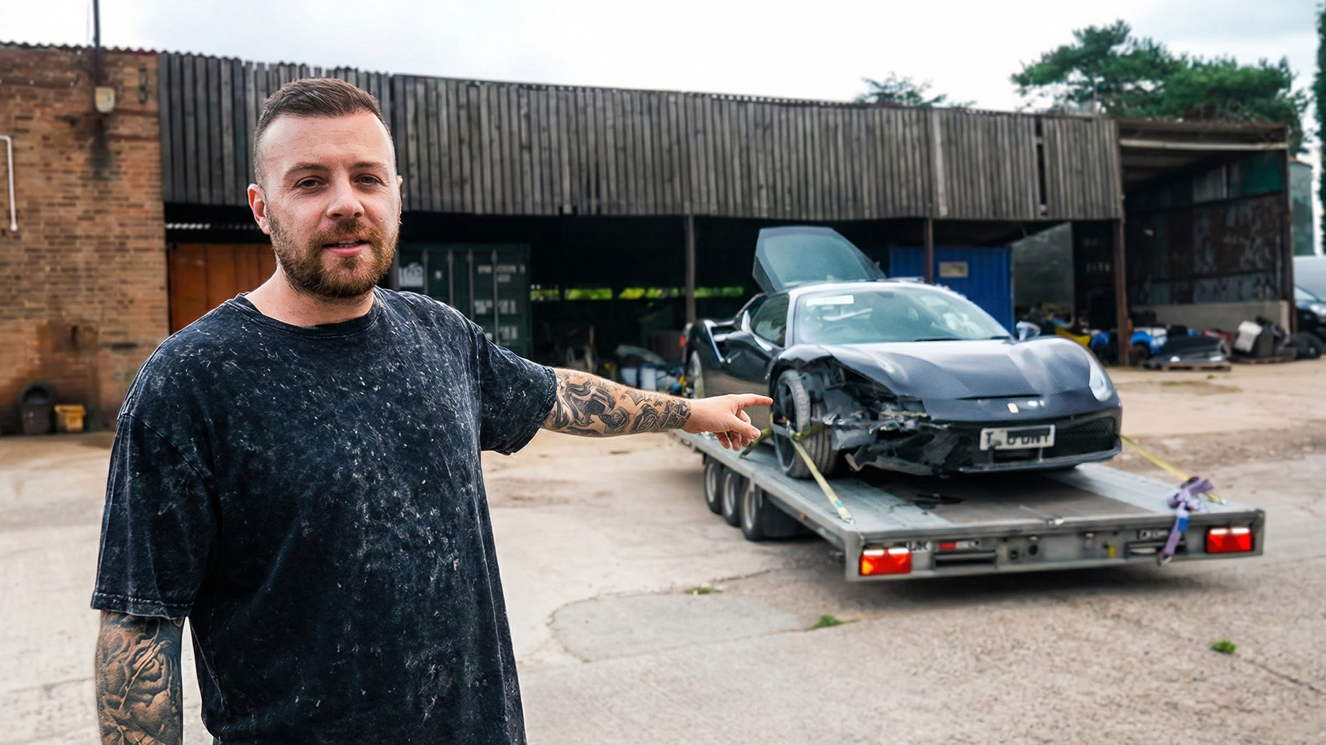 I bought a wrecked Ferrari 488 for 50% off