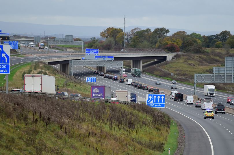 Police hunt Glasgow M8 Mercedes driver involved in hit-and-run as biker ...