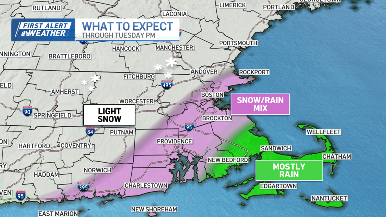 First alert: Snowy winter storm set to sweep into New England today