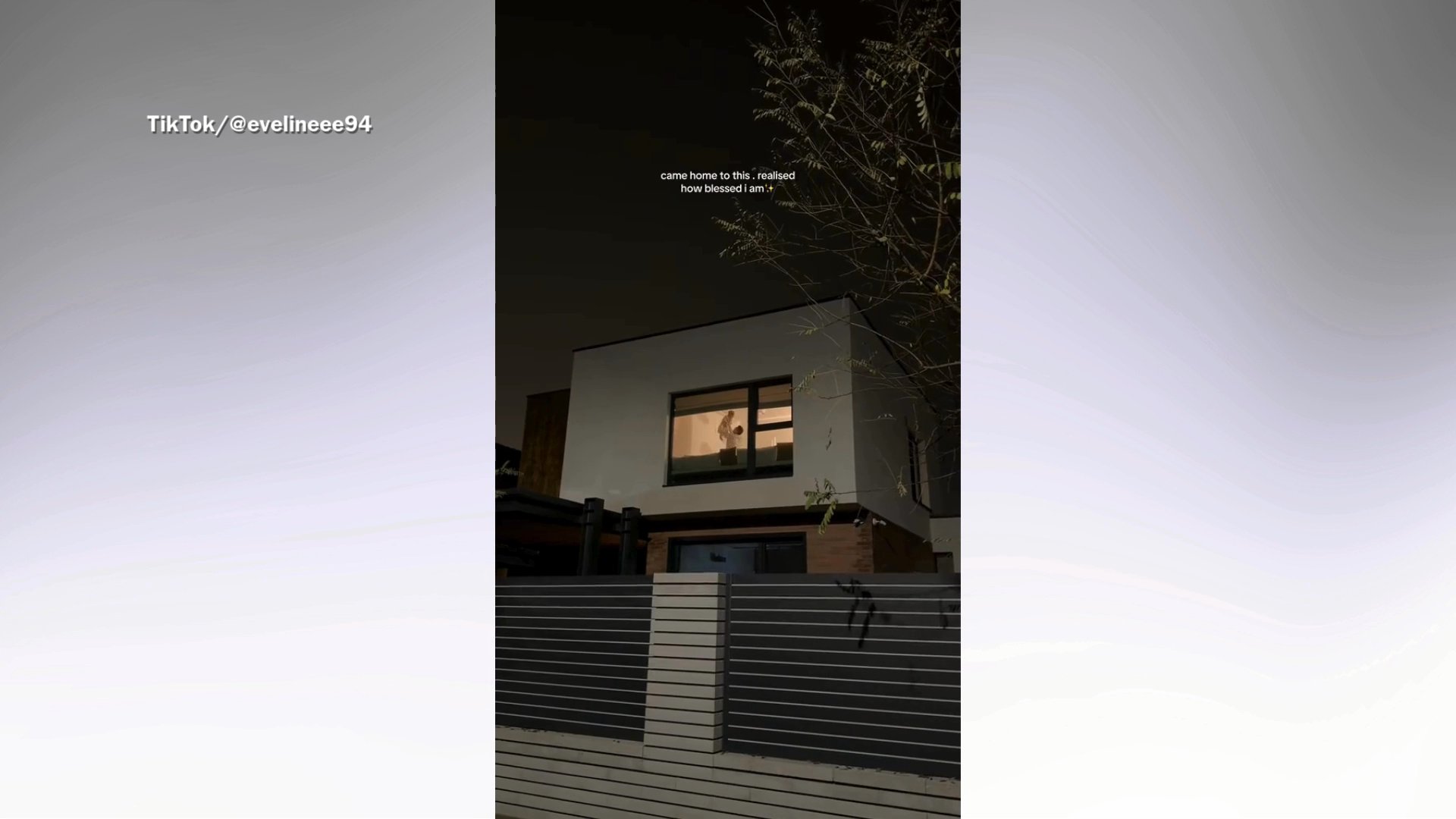 Dad left to look after baby, then mom sees them in window