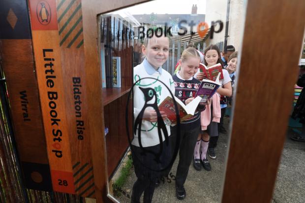 'Little book shop' installed on Wirral street to inspire joy of reading
