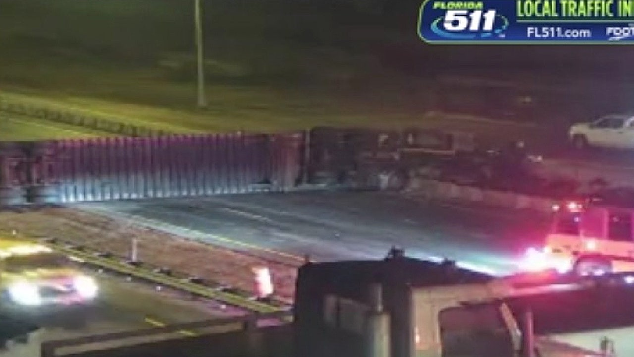 Florida's Turnpike reopens in Osceola County after overturned tractor ...