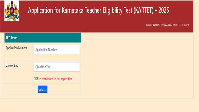 KARTET result 2025 out at sts.karnataka.gov.in, download certificate ...