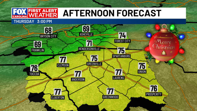 First alert - Near record highs for Christmas, dramatic cold snap early ...