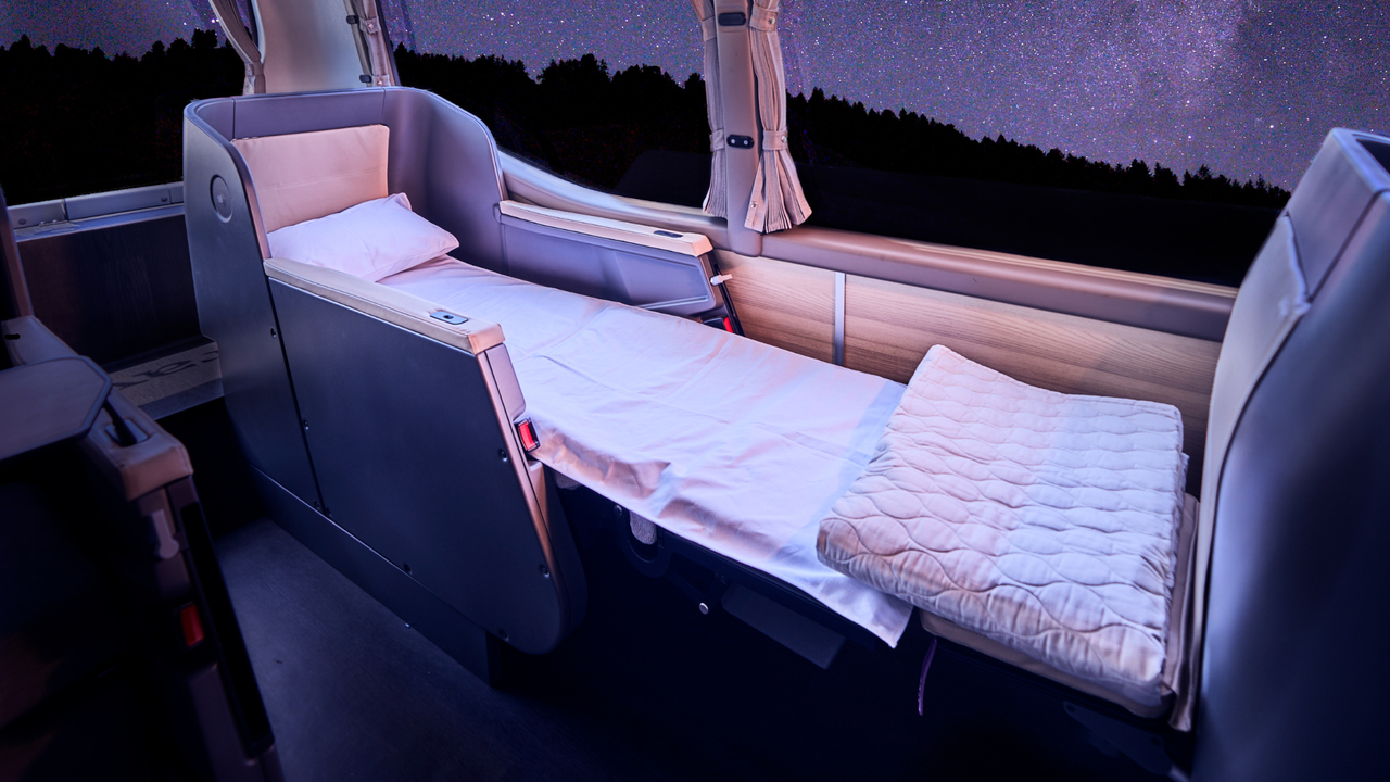 A peek inside Europe’s luxury new sleeper bus