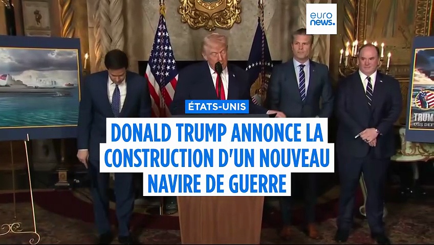 Trump annonce un nouveau navire de guerre « 100 fois plus puissant que ...